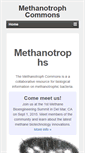 Mobile Screenshot of methanotroph.org