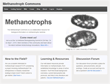 Tablet Screenshot of methanotroph.org